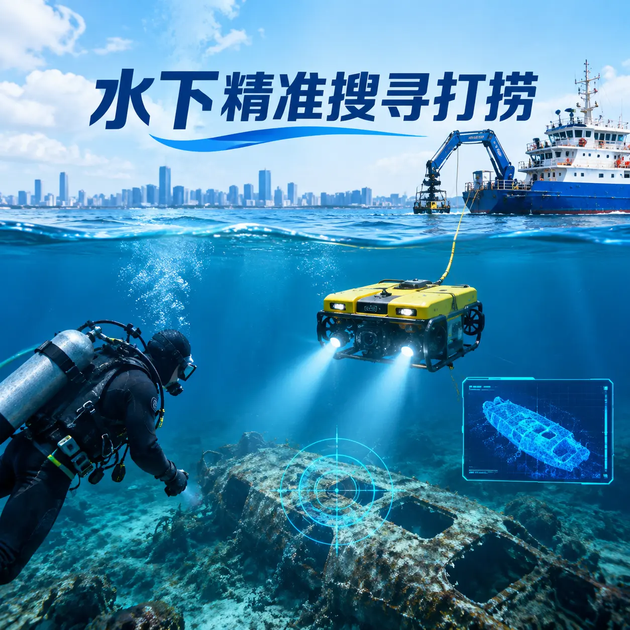 黄冈水下精准搜寻打捞